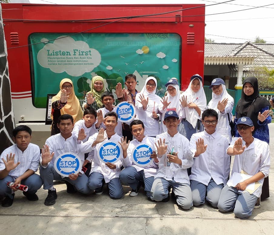 Kegiatan Seminar Anti Narkoba sebagai implementasi Penanaman Penguatan Karakter
