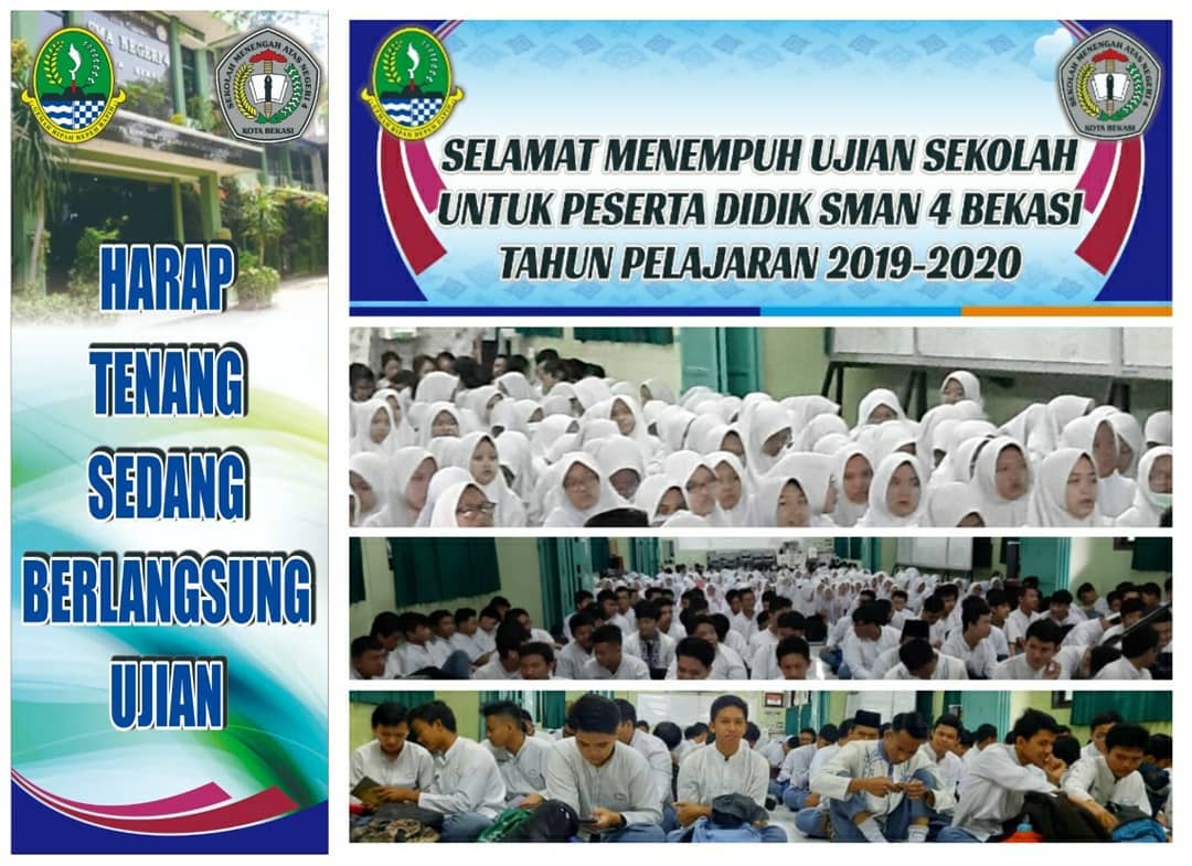 Selamat Menempuh Ujian Sekolah, Semoga Berhasil dan Mendapatkan Hasil Terbaik.